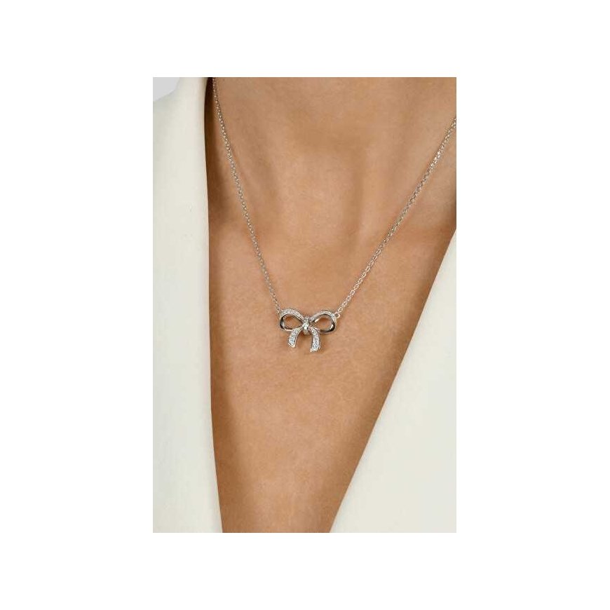 Brilio Silver Brilio Silver Charming silver pendant Bow NCL55W – 3