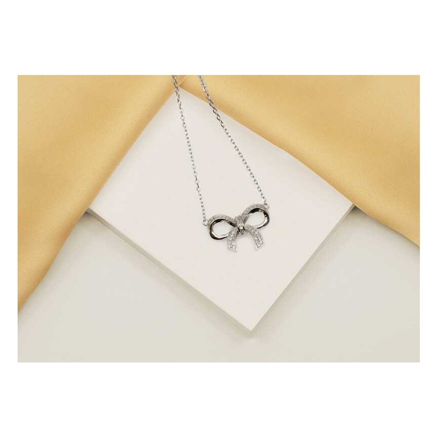 Brilio Silver Brilio Silver Charming silver pendant Bow NCL55W – 5