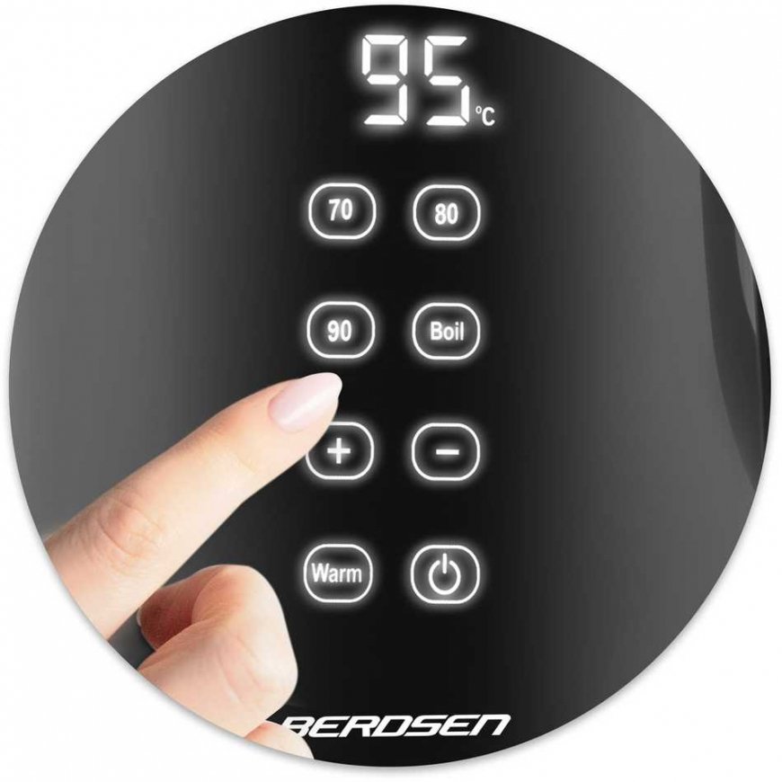 Elektriskais tējkanna 1,7l Berdsen BD-707 melna – 5