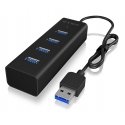 ICY BOX IB-HUB1409-U3 USB 3.2 Gen 1 (3.1 Gen 1) Type-A 5000 Мбит/с Черный ICY BOX IB-HUB1409-U3 USB 3.2 Gen 1 (3.1 Gen 1) Type-A 5000 Мбит/с Черный