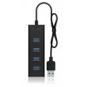 ICY BOX IB-HUB1409-U3 USB 3.2 Gen 1 (3.1 Gen 1) Type-A 5000 Mbit/s Must ICY BOX IB-HUB1409-U3 USB 3.2 Gen 1 (3.1 Gen 1) Type-A 5000 Mbit/s Must