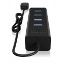 ICY BOX IB-HUB1409-U3 USB 3.2 Gen 1 (3.1 Gen 1) Type-A 5000 Mbit/s musta ICY BOX IB-HUB1409-U3 USB 3.2 Gen 1 (3.1 Gen 1) Type-A 5000 Mbit/s musta