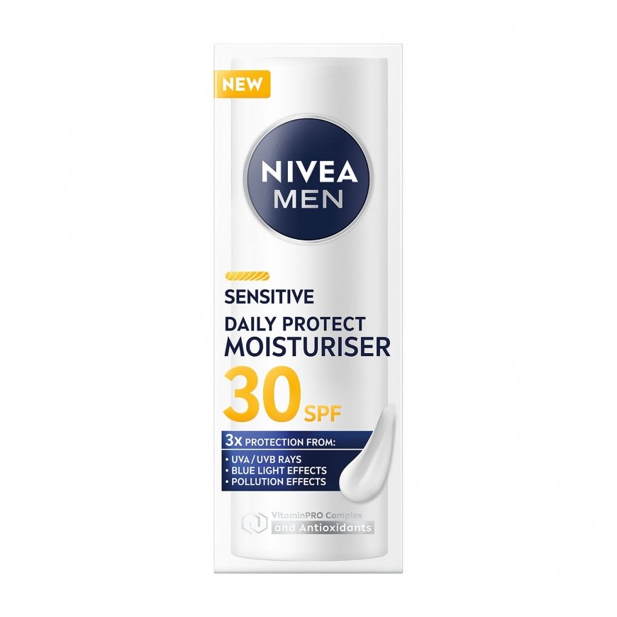 Nivea Men Sensitive Daily Protect Moisturiser - SPF 30 50ml