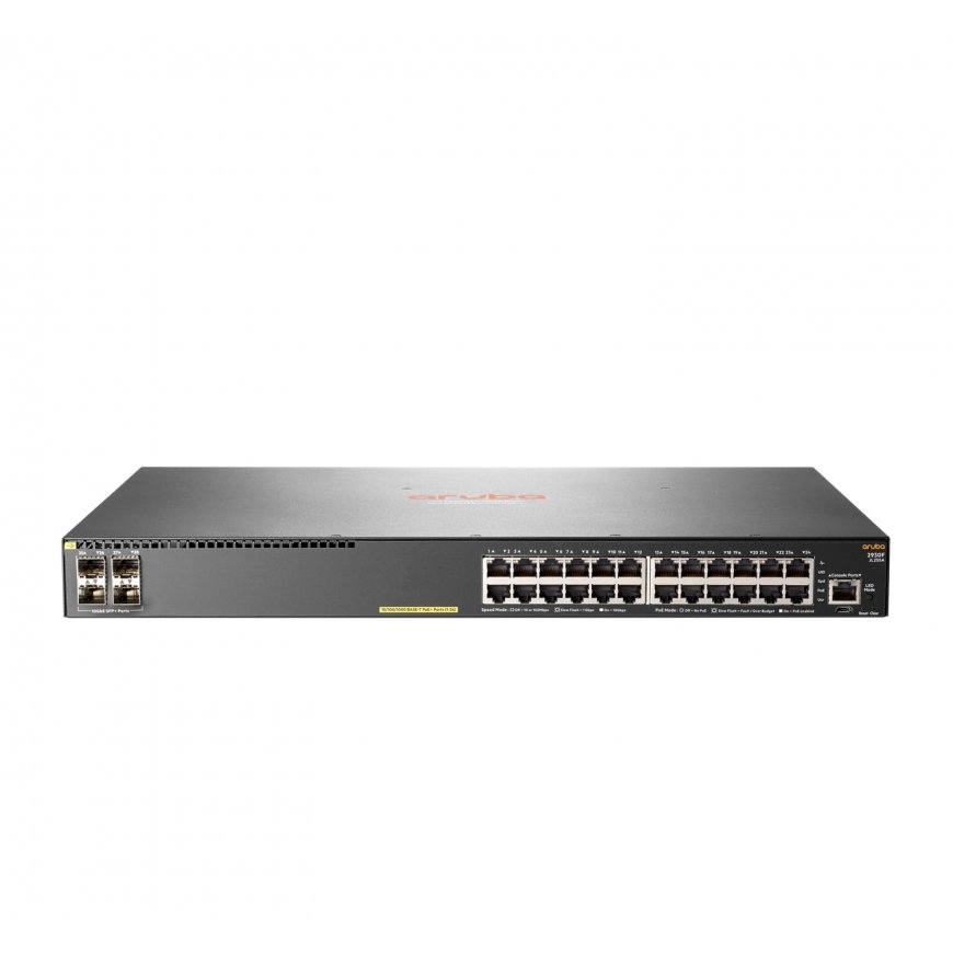 HPE Aruba Networking 2930F 24G PoE+ 4SFP+ Valdomas L3 Gigabit Ethernet (10/100/1000) Energija per Ethernet (PoE) 1U