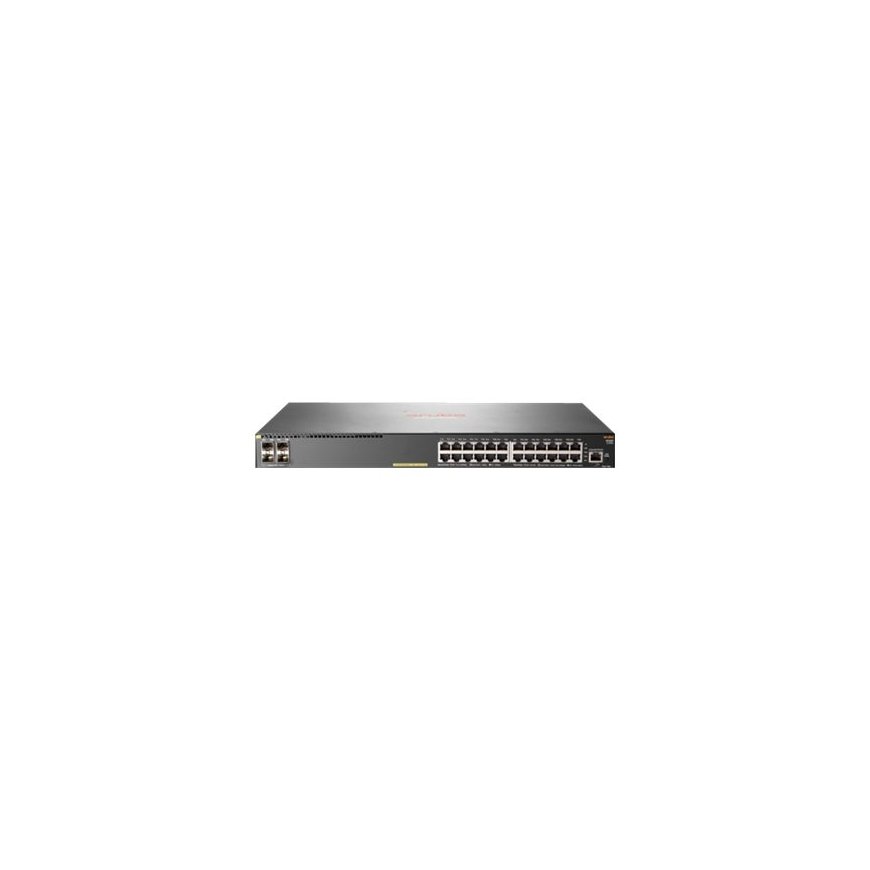 HPE Aruba Networking 2930F 24G PoE+ 4SFP+ Hallatav L3 Gigabit Ethernet (10/100/1000) Power over Ethernet (PoE) 1U – 2