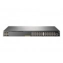 HPE Aruba tīklošana 2930F 24G PoE+ 4SFP+ pārvaldīts L3 Gigabit Ethernet (10/100/1000) Enerģija pa Ethernet (PoE) 1U