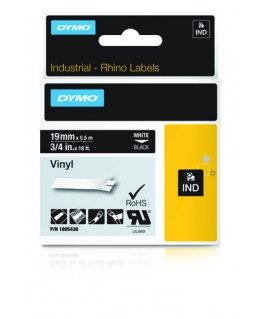 DYMO 1805436 markeerimisteip Valge mustal taustal