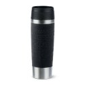 EMSA Travel Mug Classic N2022000 kelioninis puodelis 500 ml Juoda, Nerūdijančiojo plieno Nerūdijanči