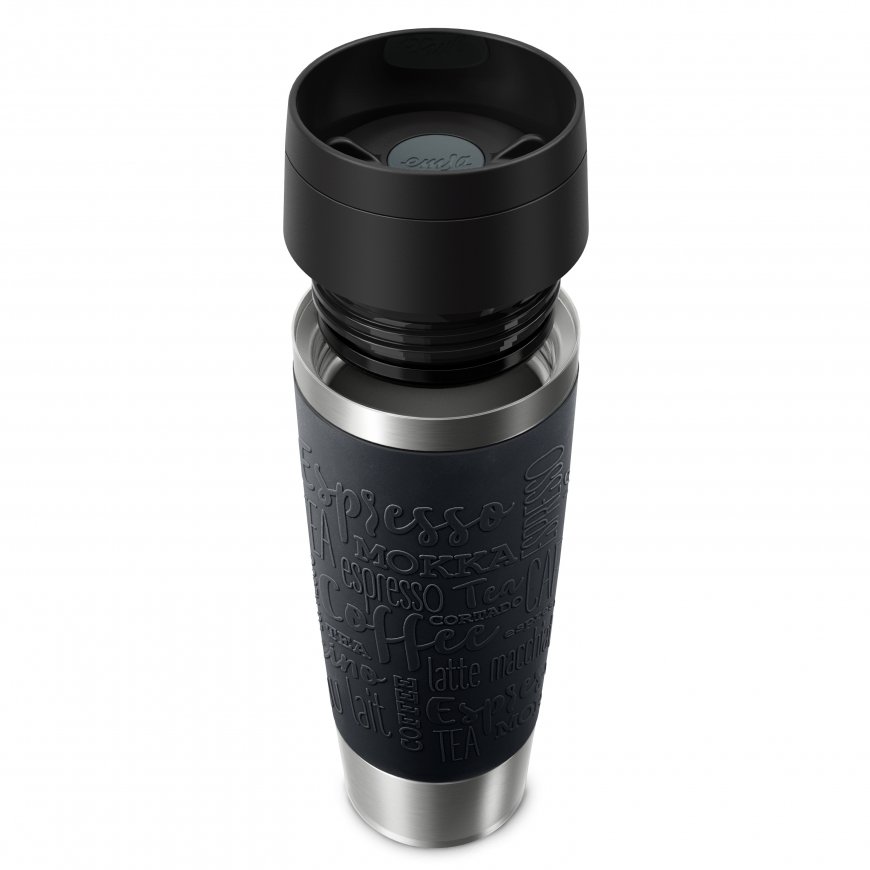 EMSA Travel Mug Classic N2022000 kelioninis puodelis 500 ml Juoda, Nerūdijančiojo plieno Nerūdijanči – 2