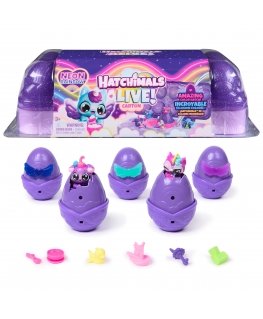 Hatchimals Alive Neon Rainbow Egg Carton