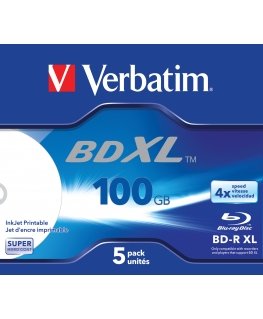 Verbatim 43789 neįrašytas „Blu-Ray“ diskas BD-R 100 GB 5 vnt