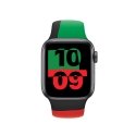Apple MUQ63ZM/A nutikas kantav aksessuaar Bänd Must, Roheline, Punane Fluoroelastomeer
