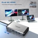 PROMATE VersaHub-MST 13-in-1 Divu USB-C Multimediju Hubs / Divi 4K HDMI / USB3.0 / 150W