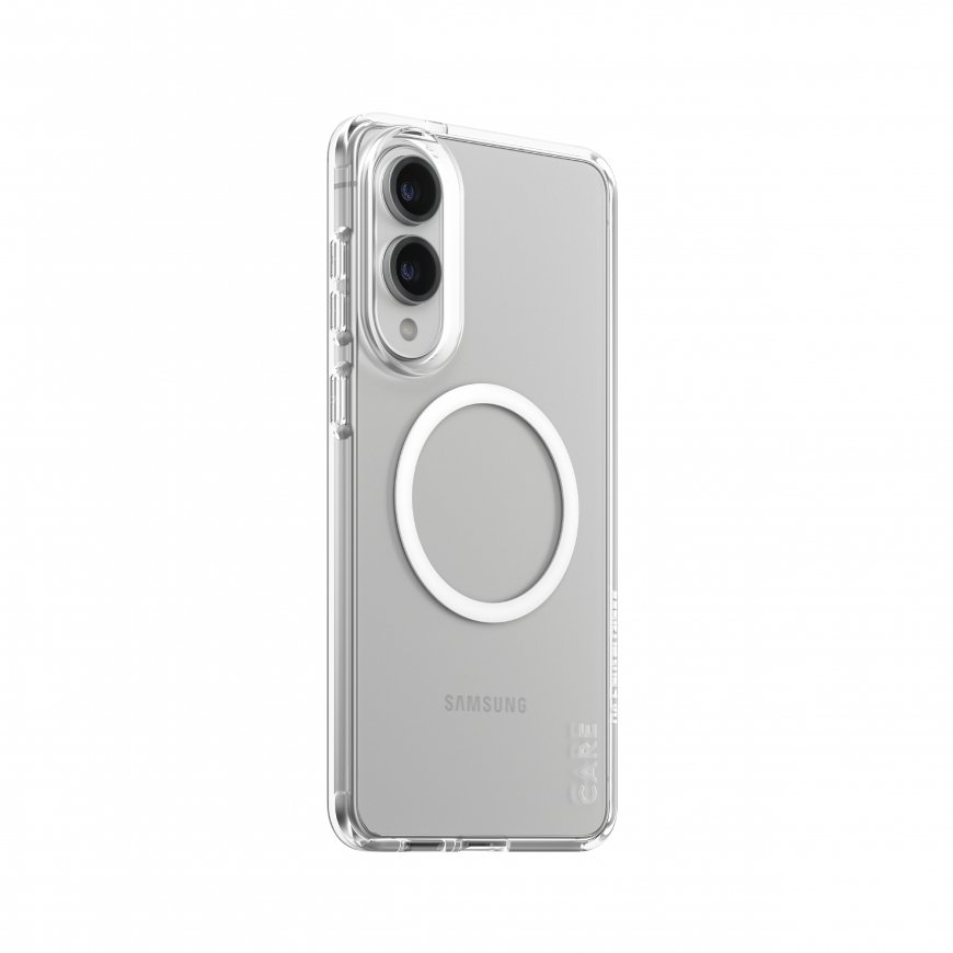 PanzerGlass CARE by ® Flagship Case Transparent Urban Combat w. White Qi Compatible Samsung S25 Edge