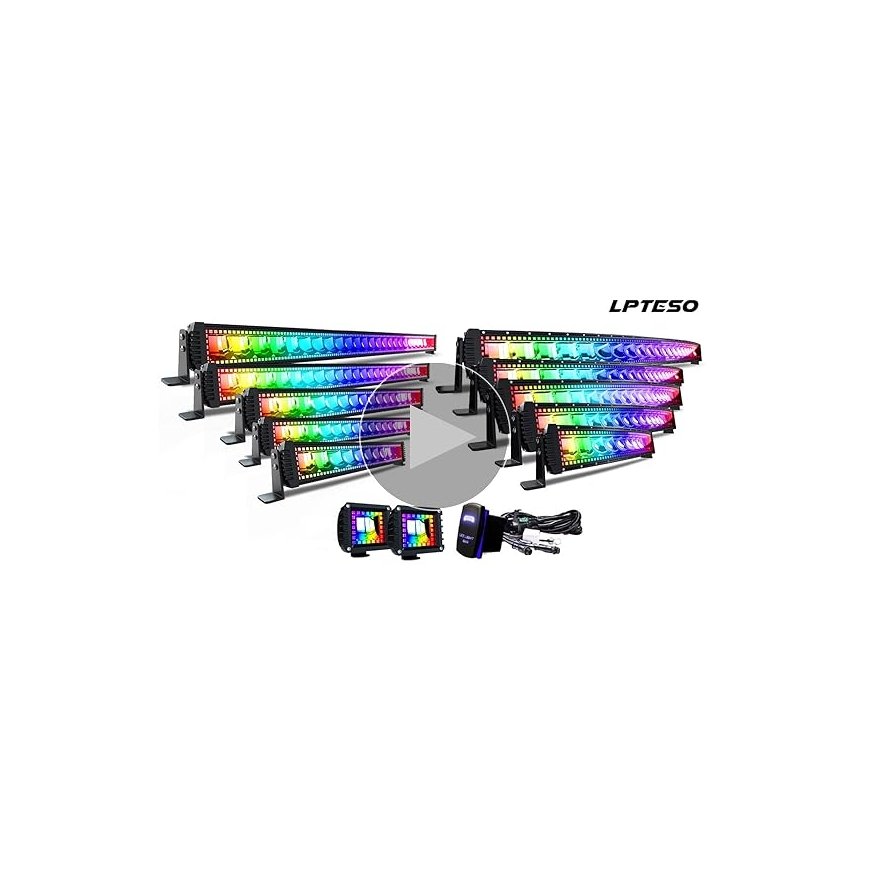 LIGHT4ME STROBE BAR 1000 RGB LED-valonauha