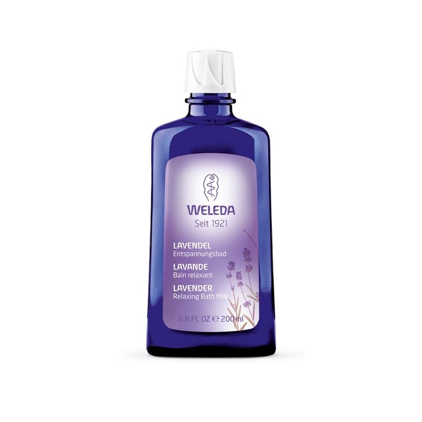 Weleda 9825X2 Kylpyvaahto ja -maito Kylpymaito 200 ml Laventeli