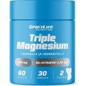 SportLife Triple Magnesium 60 capsules, 80 g SportLife Triple Magnesium 60 capsules, 80 g