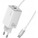 USAMS JC Series CC266 65W GaN Nopea Lataus 2x USAMS JC Series CC266 65W GaN Nopea Lataus 2x