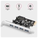 Axagon PCEU-430RS liitäntäkortti/-sovitin Sisäinen USB 3.2 Gen 1 (3.1 Gen 1) Axagon PCEU-430RS liitäntäkortti/-sovitin Sisäinen USB 3.2 Gen 1 (3.1 Gen 1)