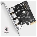 Axagon PCEU-430RS интерфейсная карта/адаптер Внутренний USB 3.2 Gen 1 (3.1 Gen 1) Axagon PCEU-430RS интерфейсная карта/адаптер Внутренний USB 3.2 Gen 1 (3.1 Gen 1)
