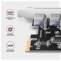 Axagon PCEU-430RS liitäntäkortti/-sovitin Sisäinen USB 3.2 Gen 1 (3.1 Gen 1) Axagon PCEU-430RS liitäntäkortti/-sovitin Sisäinen USB 3.2 Gen 1 (3.1 Gen 1)