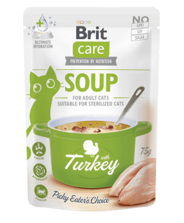 BRIT Care Soup Turkey - soup for cat - 75g