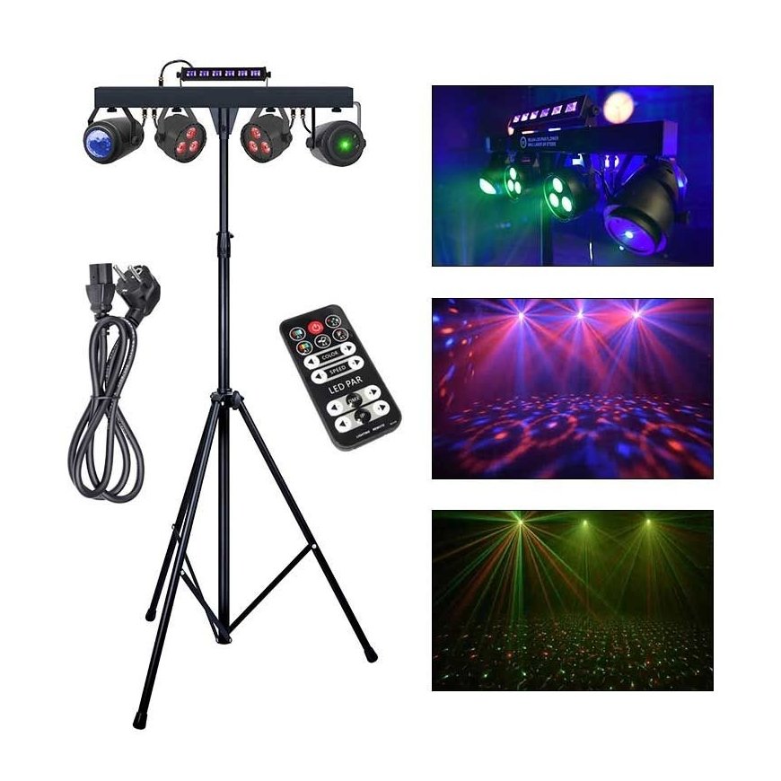 LIGHT4ME DISCO SPHERE LASER daugiaefektis LED šviesos efektas