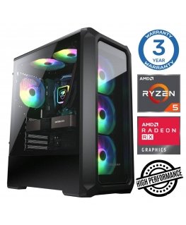INTOP Ryzen 5 5500 16GB 500SSD M.2 NVME RX580 8GB ei-OS