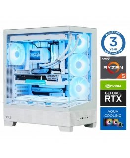 INTOP AQUA Ryzen 5 7600X 64GB DDR5 1TB SSD M.2 NVME+2TB RTX5070Ti 16GB no-OS