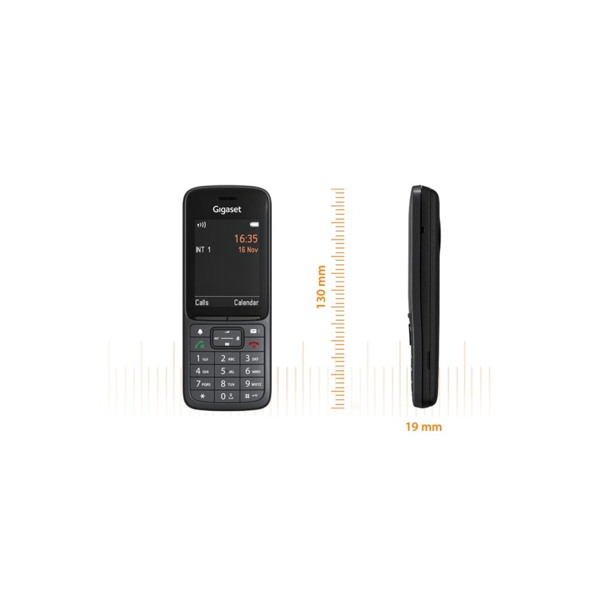 Gigaset SL800H PRO Analoginio ryšio / DECT telefonas Skambintojo ID Antracitas – 4