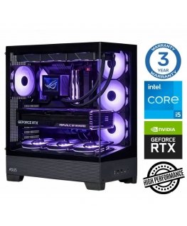 INTOP i5-14400F 16GB DDR5 1TB SSD M.2 NVME+2TB RTX5060Ti 16GB no-OS