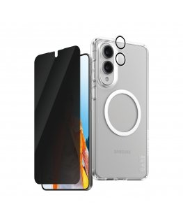 PanzerGlass CARE by ® Flagship 3-in-1 Privacy Bundle Samsung S25 Edge Selge ekraanikaitse 1 tk