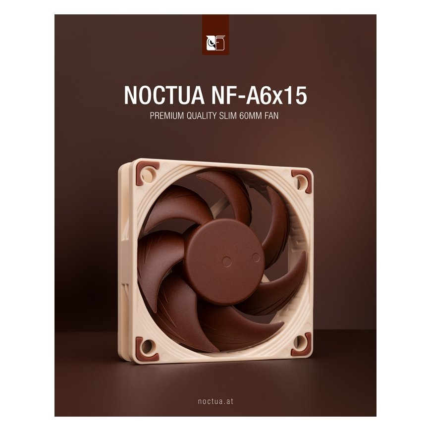 Noctua NF-A6x15 FLX 60 mm korpuse ventilaator