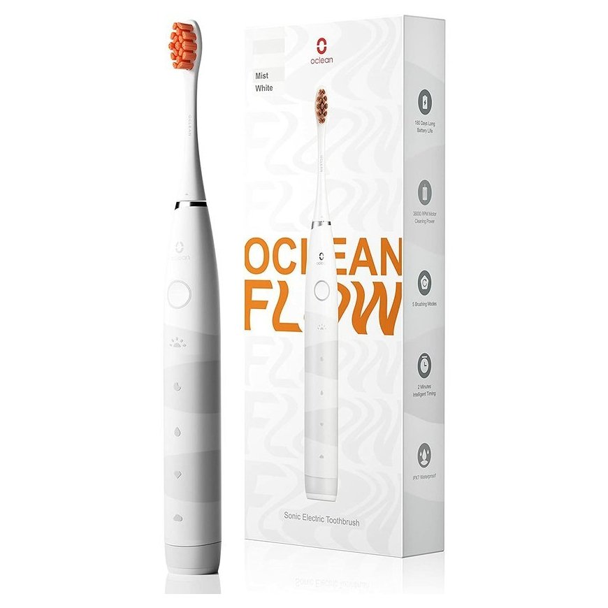 Oclean FLOW Suaugusiems „Sonic“ dantų šepetėlis Balta – 2