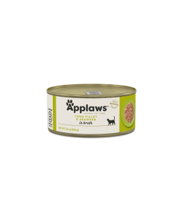 APPLAWS Tonnikalafileet merilevällä liemessä - märkä kissanruoka - 156g