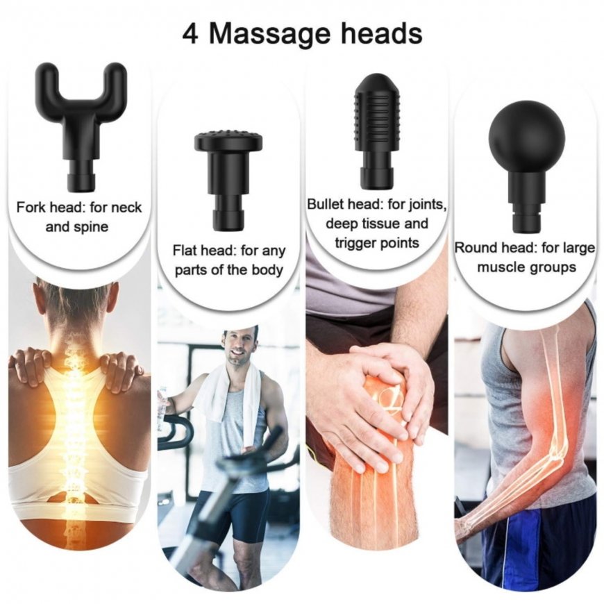 Fitpro GG Portable Fascial Muscle Massage Gun with 6-level varia – 4
