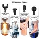 Fitpro GG Портативный пистолет для массажа мышц 6-уровневой пере