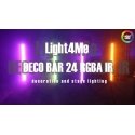 LIGHT4ME DECO BAR 24 RGBA IR valgusti baar LIGHT4ME DECO BAR 24 RGBA IR valgusti baar