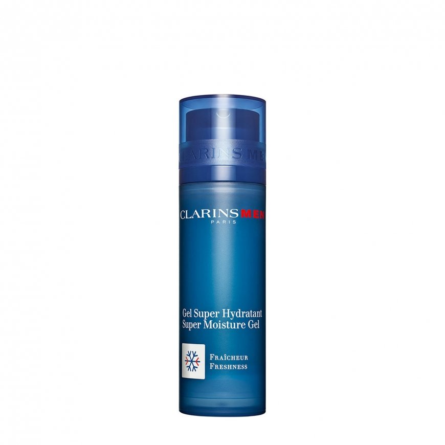 Clarins Men Super Moisture Gel sejas ādas mitrinātājs Vīrieši 50 ml Želeja