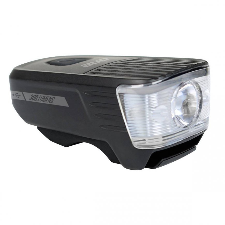 Фонарь передний Rock Machine F.Light 50 USB Black/Grey