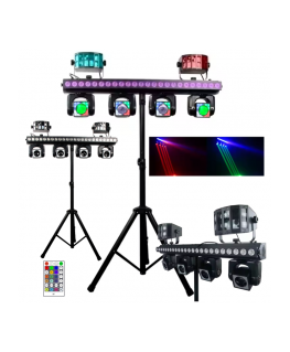 LIGHT4ME MT BAR 3 lighting set with multieffect