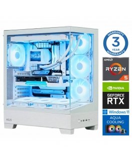 INTOP AQUA Ryzen 5 7600X 32GB DDR5 1TB SSD M.2 NVME RTX5070Ti 16GB WIN11Pro