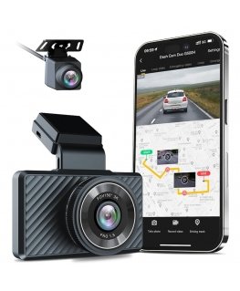 Botslab G500H Pro auto kameru komplekts 3K priekšā + 1080p aizmugurē, GPS, 2.4GHz Wi-Fi