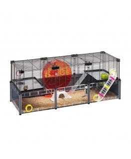 FERPLAST Multipla hamstri suur - puuri närilistele - 107,5 x 37,5 x 42 cm