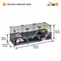 FERPLAST Multipla hamstri suur - puuri närilistele - 107,5 x 37,5 x 42 cm