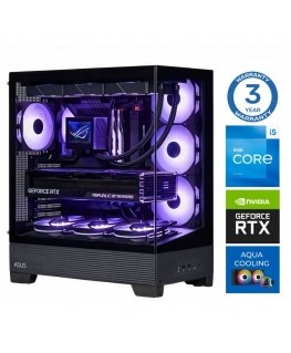 INTOP AQUA i5-14400F 64GB DDR5 1TB SSD M.2 NVME+2TB RTX5070Ti 16GB no-OS