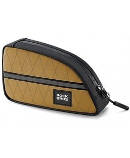 Rockbros trīsstūra velosipēda rāmis soma 0.8l - brūna