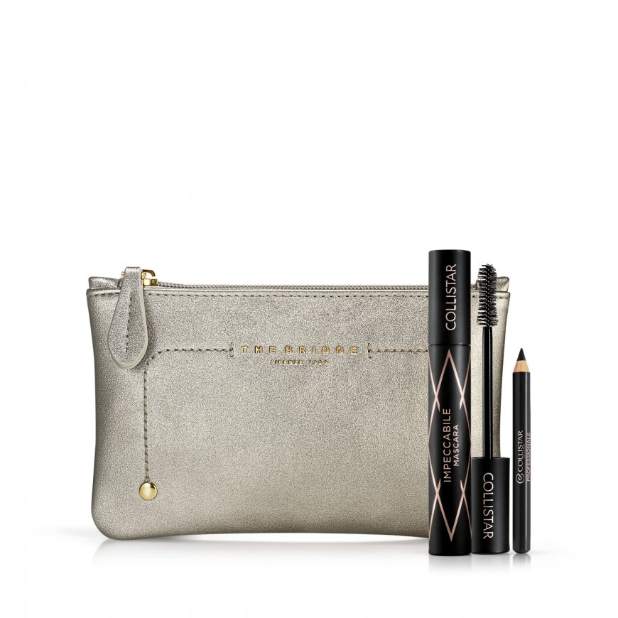 Collistar Cofanetto Impeccabile Mascara Ultra Nero akių makiažo priemonių rinkinys 3 vnt