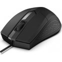 Focus USB Optical Mouse, 1200DPI 3 Buttons and Scroll Wheel, Sensitivity 125Hz, Cable 1.8m, Weight 66g