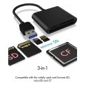 ICY BOX IB-CR301-U3 card reader USB 3.2 Gen 1 (3.1 Gen 1) Black ICY BOX IB-CR301-U3 card reader USB 3.2 Gen 1 (3.1 Gen 1) Black